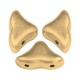 Les perles par Puca® Hélios Perlen Light gold mat 00030/01710